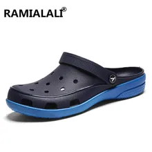 Мужчины забивают повседневные летние сандалии обувь мужские сабо брендовые тапочки мужская обувь для сада chaussure homme zapatillas hombre