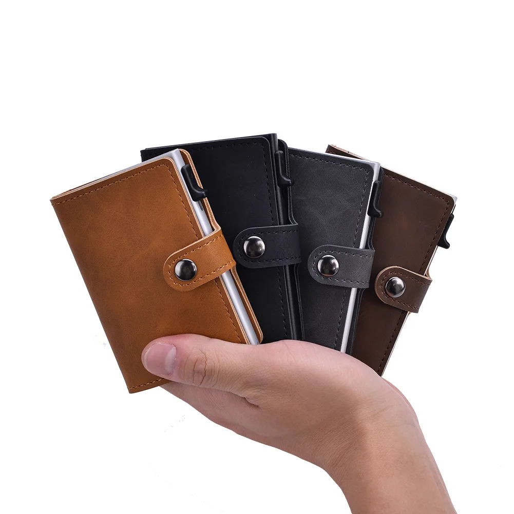 Slymaoyi Противоугонный держатель для кредитных карт блокирующий Rfid кошелек из