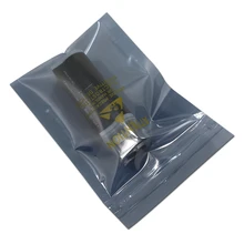 100 шт., антистатические пластиковые пакеты на молнии для упаковки электронных инструментов, антистатические защитные пакеты на молнии