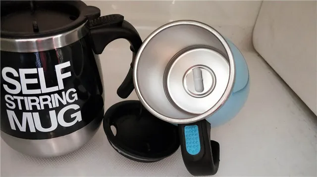 Stainless Steel Self-Stirring Mug– SearchFindOrder