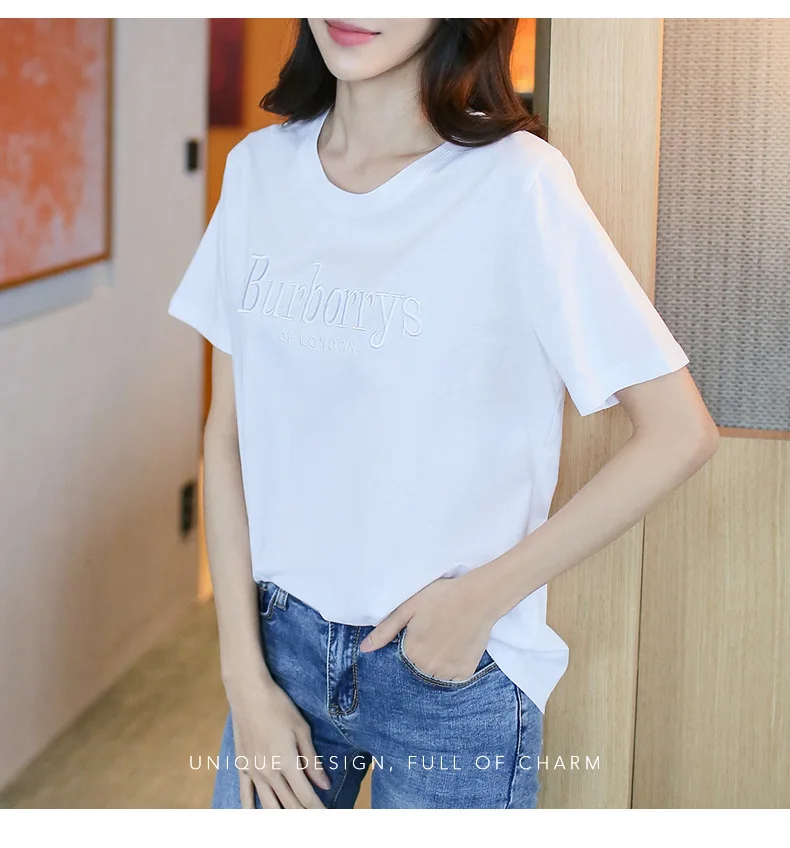 Letter T-Shirt Women  (35)