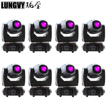 

Free Shipping 8pcs/Lot 2017 68W White LED Spot Moving Head Light DMX512 DJ Disco Party Wedding Stage Effect