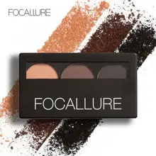 3-цветный порошок для бровей 5,8 Г водонепроницаемый и от потения двойной эффект с щеткой для бровей 3 цвета серии