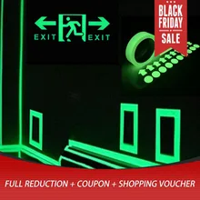 12 мм 3 м светится в темноте лента Светоотражающие Полоски самоклеящиеся светящиеся ленты Предупреждение ющие ленты наклейки для украшения игр