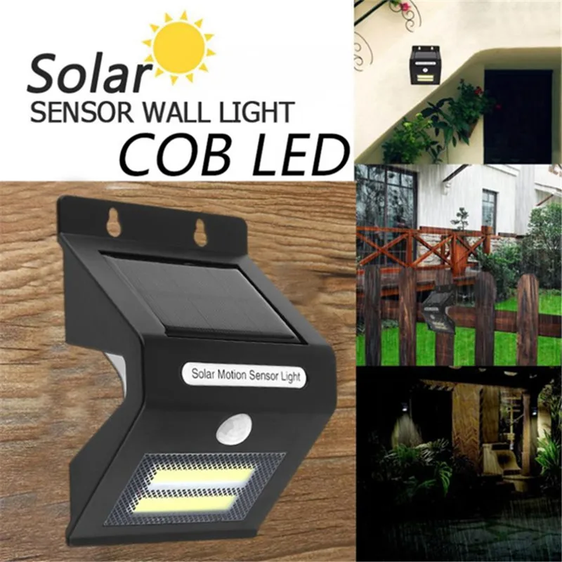 

Mising Outdoor Solar Light Waterproof COB Solar LED Light Rechargeable Motion Sensor Wall Light Lamp Security Lamp Decor