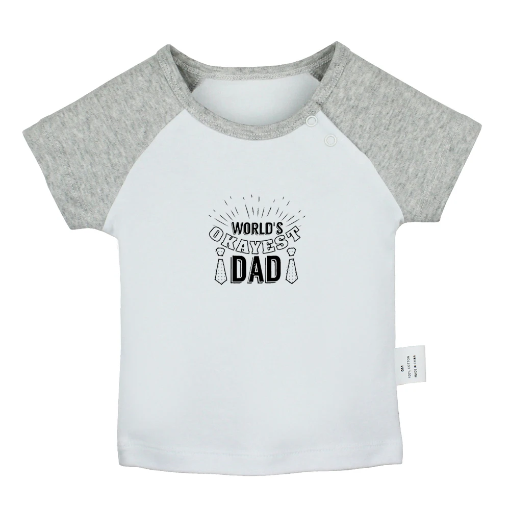 

Mommy's Helper World's Okayest DAD I Love My Son Daddy Engineer Pink Newborn Baby T-shirts Toddler Graphic Short sleeve Tee Tops