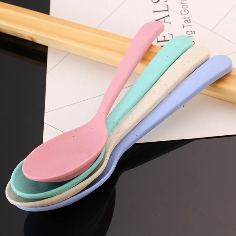 Buy Baby feeding spoon Wheat straw Children Food