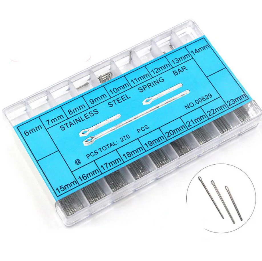 

SANYU 6-23mm 270PCS Watch Strap Link Pin Wristband Spring Bars Accessories Repair Tool Stainless Steel Tools