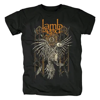 

Bloodhoof LAMB OF GOD Metal band Grindcore black new cotton T-shirt Asian Size