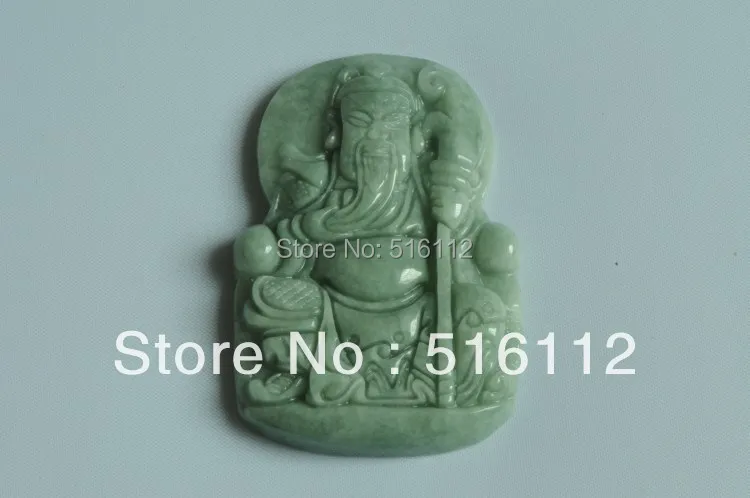 High Quality jewelry Burma GUANGONG Pendant Craving Jadeite Big Stone Necklace |