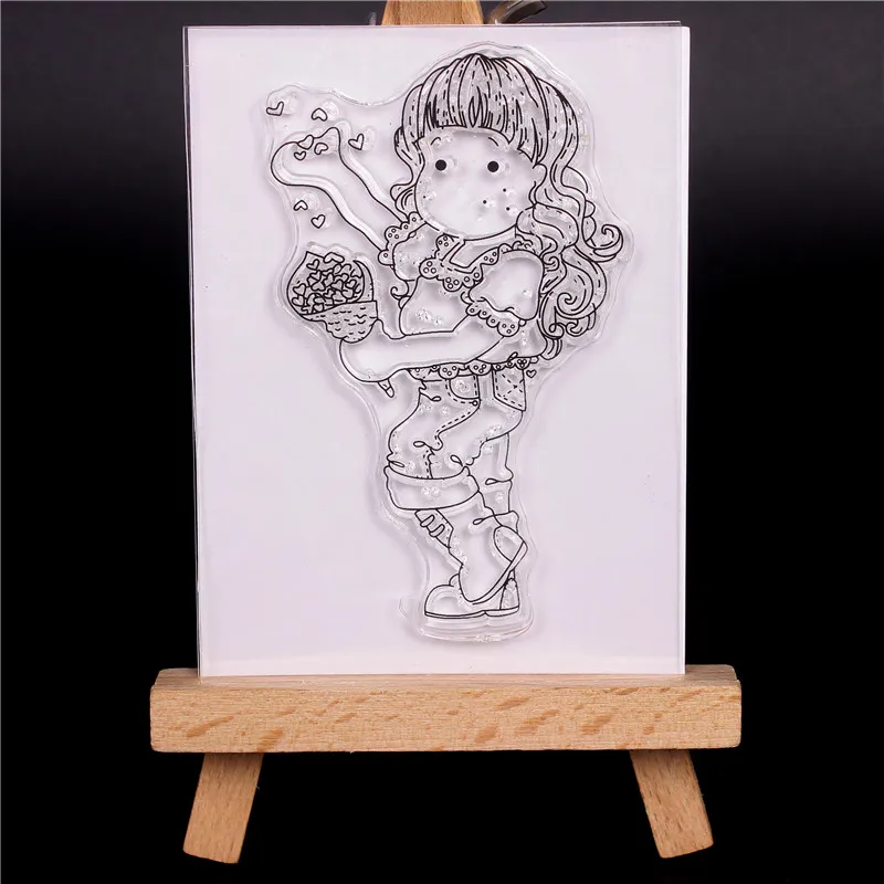 

New Alphabet Transparent Silicone Clear Rubber Stamp Sheet Cling Scrapbooking DIY Cute Pattern Photo Album PaperCard Decor Stamp