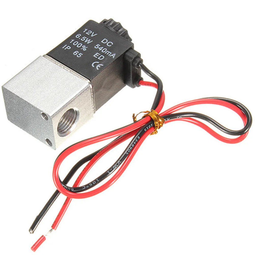 

1/4inch DC 12V 2 Way Normally Closed Electric Solenoid Air , Pneumatic Aluminum Electric Solenoid Air