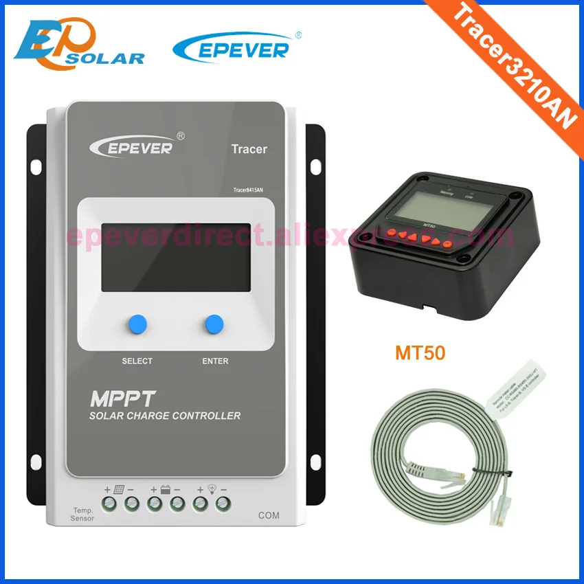 

Solar controller mppt solar tracer EPEVER EP series controller MT50 remote Meter 30A Tracer3210AN EPsolar home solar panels