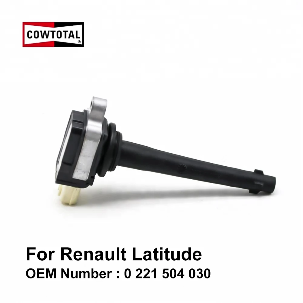 COWTOTAL Ignition Coil 8200699627 for Renault Latitude Engine Code M4R 2.0L OEM 0221504030 ( Pack of 4 ) | Автомобили и мотоциклы