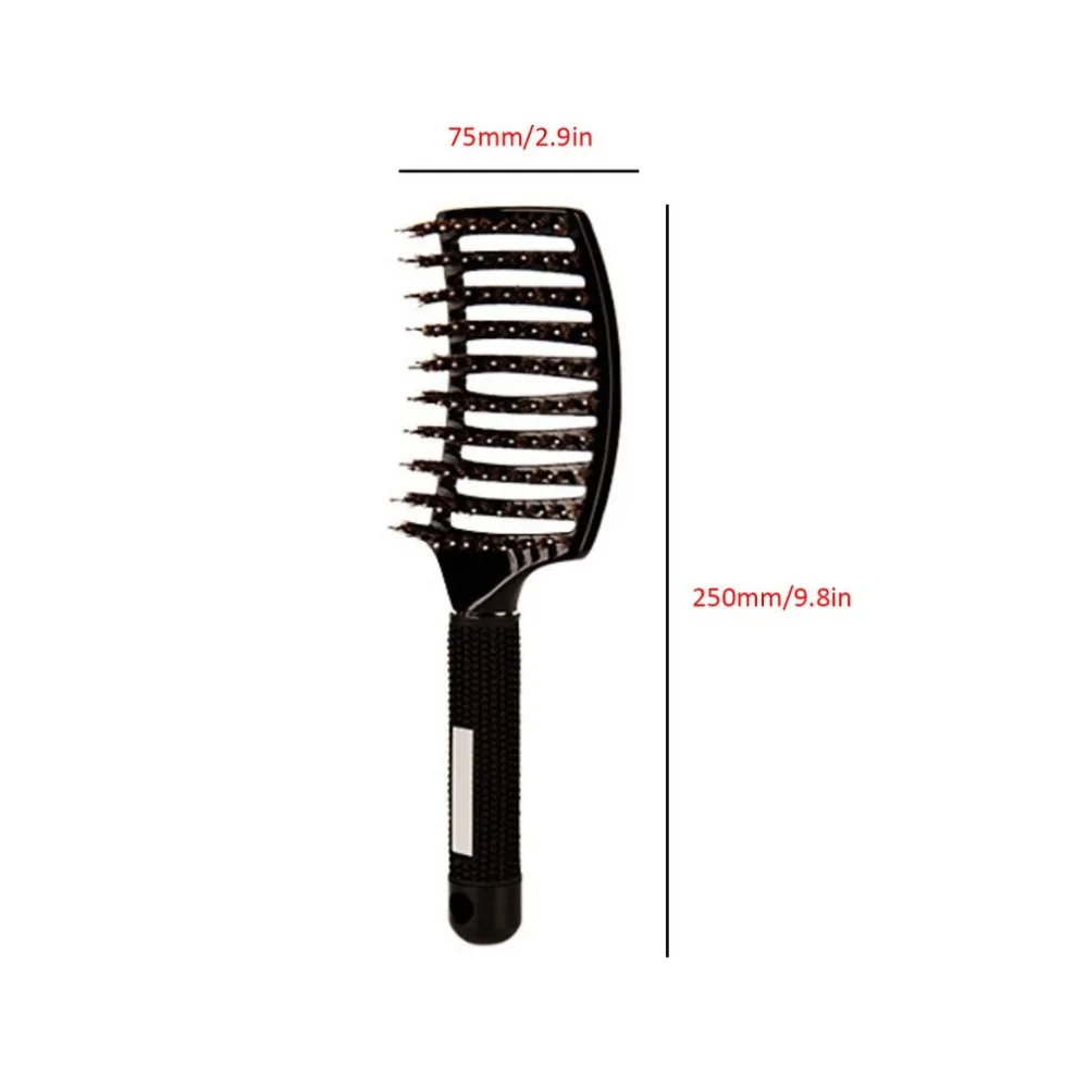 Волос кисточки без электричества антистатические расческа для окрашивания волос 250*75 мм салон по уходу за волосами зубы двухсторонняя расчёстка для шерсти