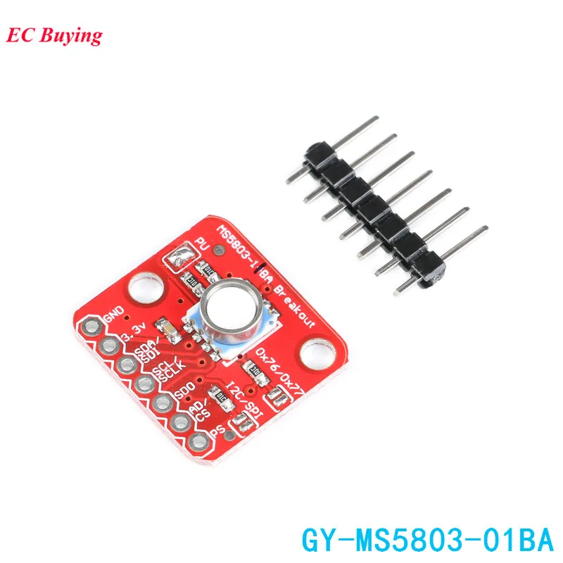 

MS5803 MS5803-01BA Sensor Module Waterproof High Precision Fluid Liquid Gas Pressure Temperature Sensors I2C/SPI MS5803 01BA