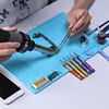 Heat Insulation Silicone Pad Desk Mat Maintenance Platform for BGA Soldering Repair Station With Magnetic Section ► Photo 3/3