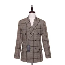 Весна Осень мужские повседневные блейзеры куртка хлопок тонкий Английский костюм Blaser Masculino мужское платье пальто размер XS-4XL изготовление под заказ