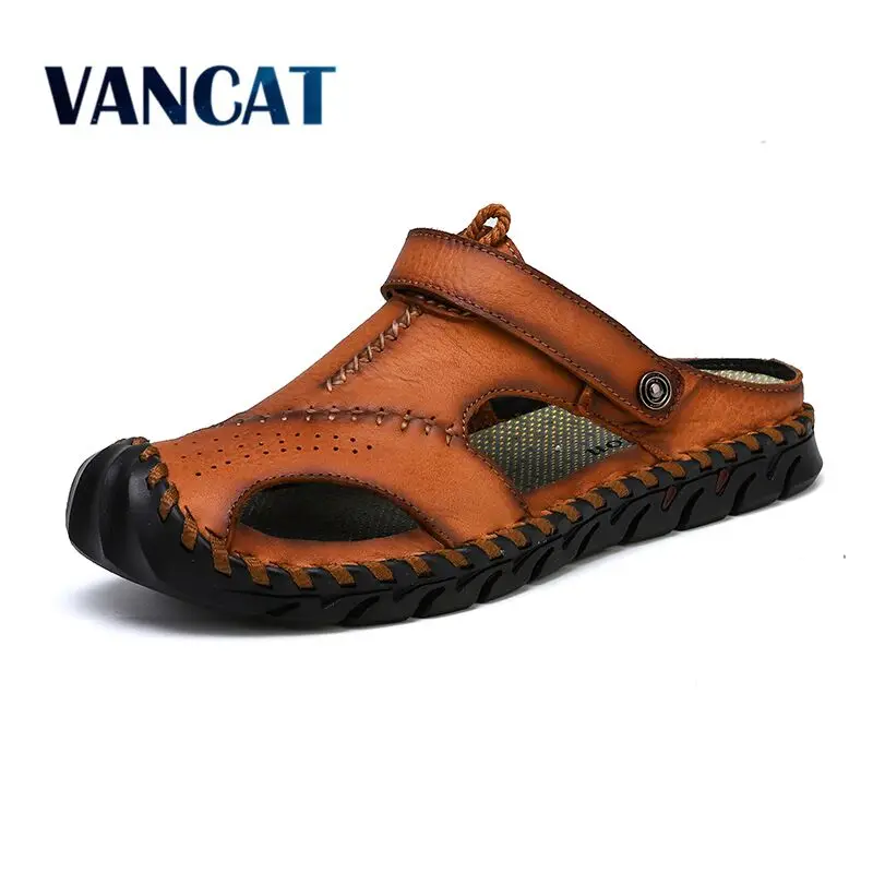 جديد عارضة الرجال لينة الصنادل مريحة الرجال الصيف جلد شبشب رجالي الرجال الرومانية الصيف في الهواء الطلق صنادل شاطئ كبير حجم 38-46 جديد عارضة الرجال لينة الصنادل مريحة الرجال الصيف جلد شبشب رجالي الرجال الرومانية الصيف في الهواء الطلق صنادل شاطئ كبير حجم 38-46