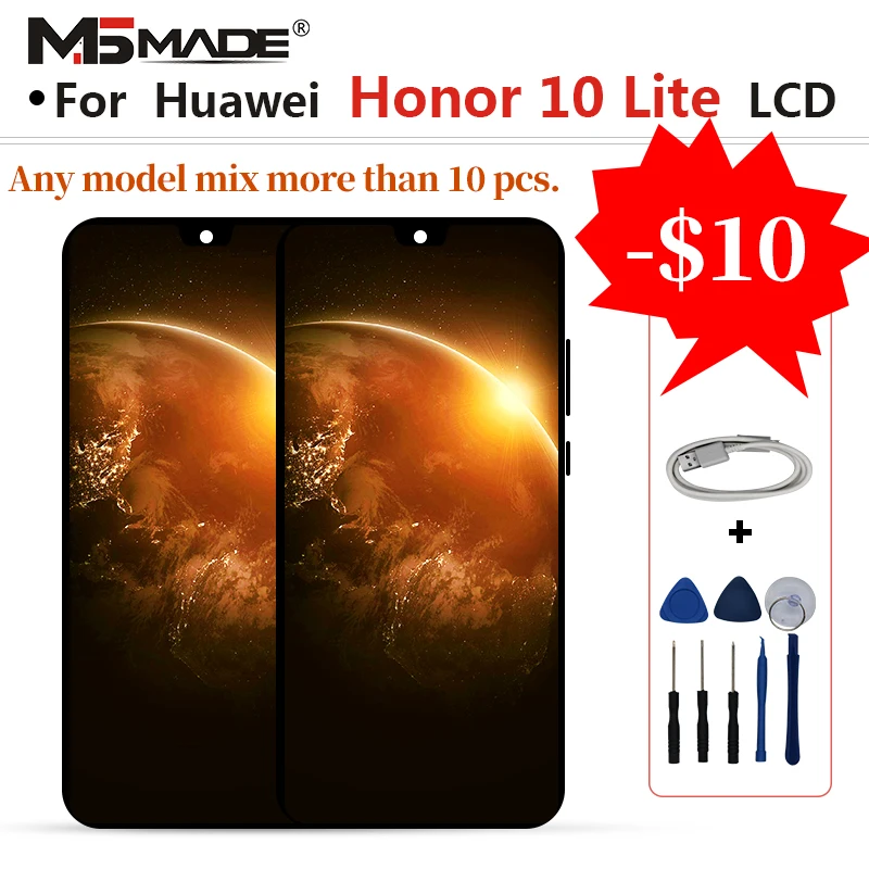 

For Huawei Honor 10 Lite HRY-LX1 HRY-LX2 LCD Screen Display Digitizer Replacement Assembly Parts With Frame 100% Tested