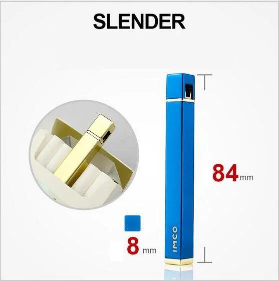 IMCO мини ga надувная карманная зажигалка Ретро Подлинная Подарочная длинная полосная зажигалка