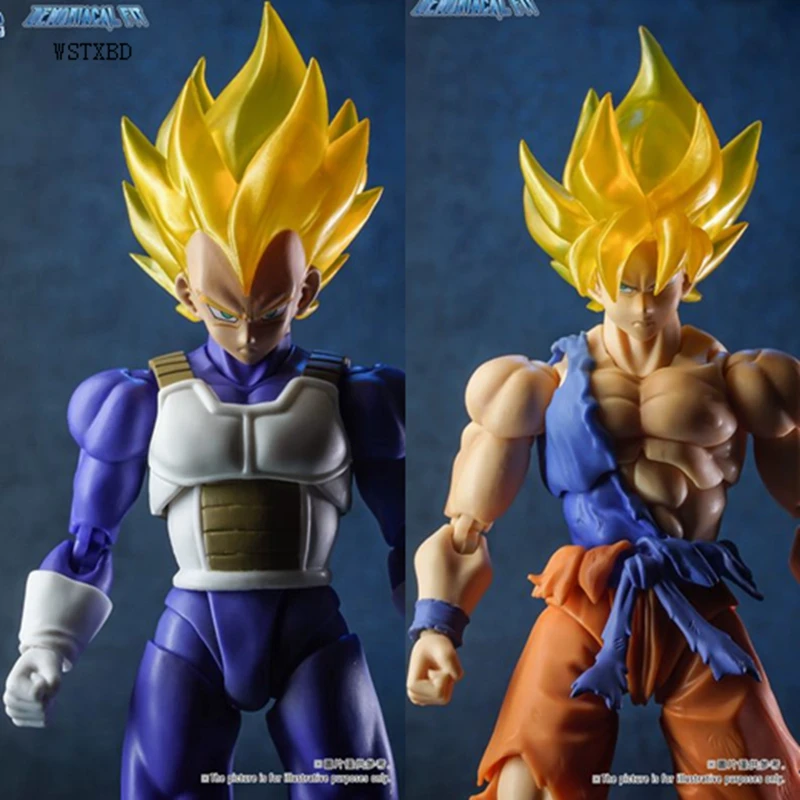 

WSTXBD Demoniacal Suit for Dragon Ball Z DBZ shf SSJ Yellow Goku Vegeta Accessories without figure Action Figure Toys Figurals