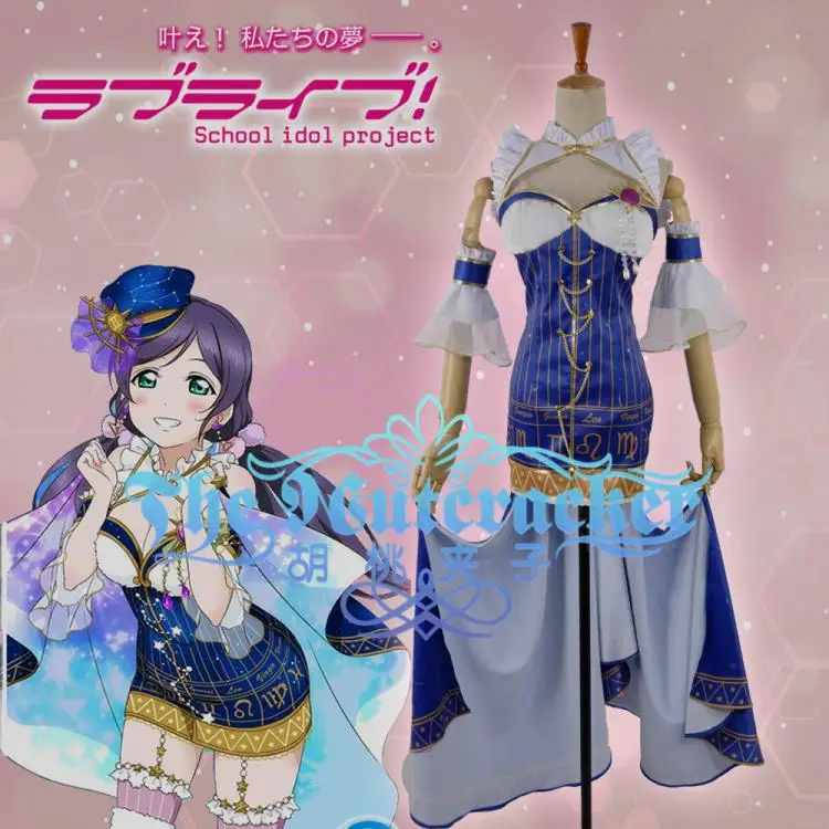 

Anime! LoveLive Tojo Nozomi Mythological World Constellation Awakening Uniform Cosplay Costume Stage Dress Free Shipping