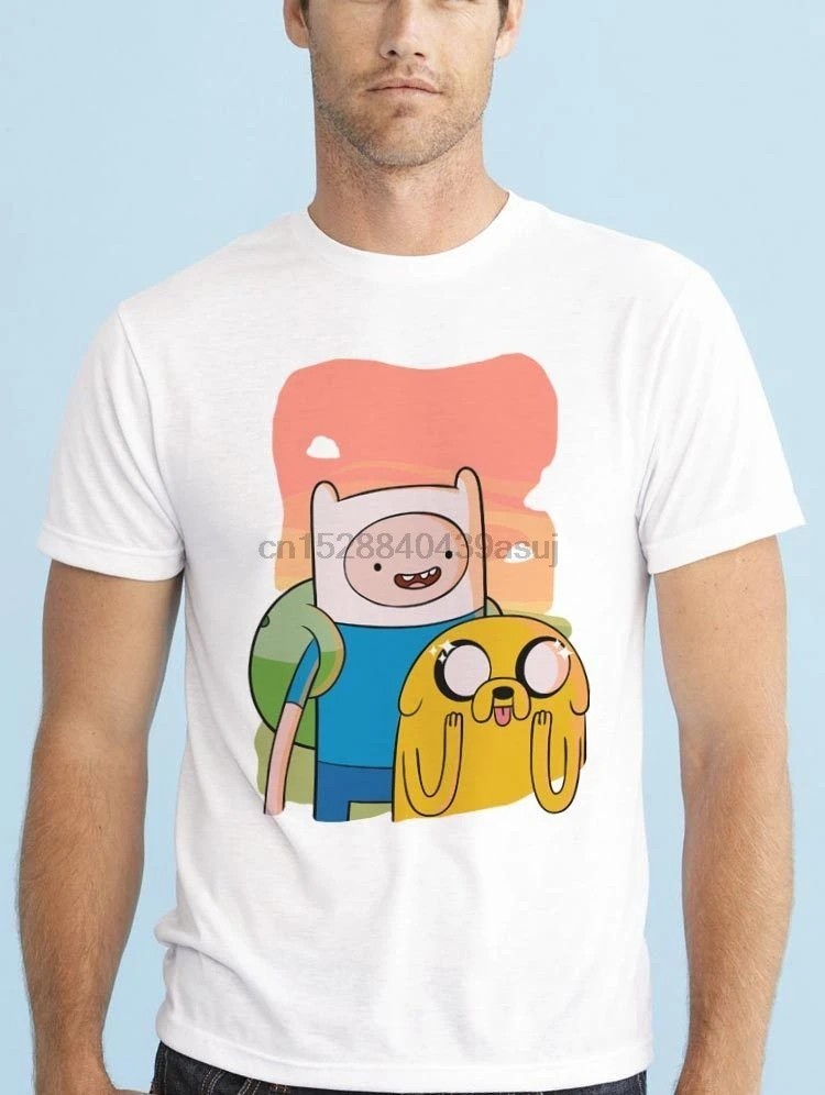

ADVENTURE TIME FINN PIES JAKE men t shirt