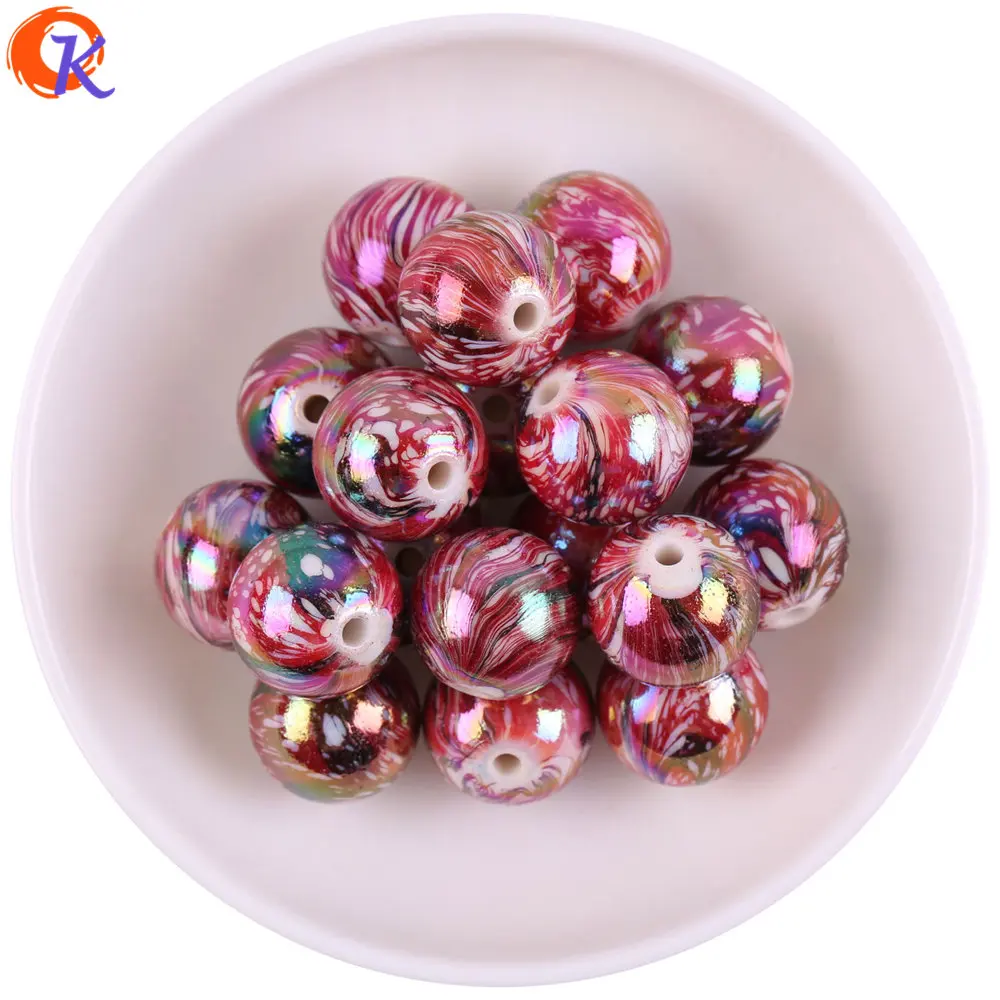 

Cordial Design 18mm 150Pcs Acrylic Beads/Earring Findings/Print Bead/AB UV Polka Dot Effect Beads/DIY/Hand Made/Jewelry Making