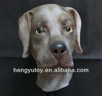 

Realistic Latex Pug Labrador Dog Mask
