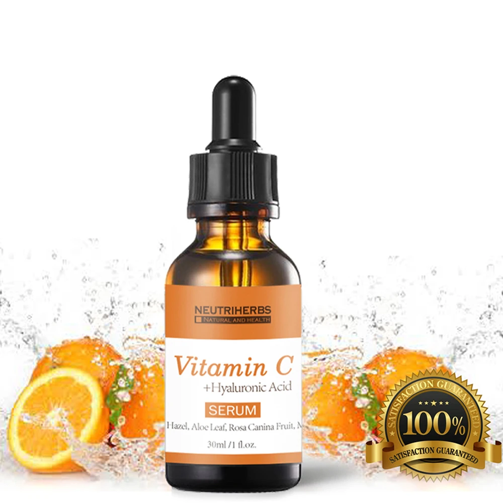 

Vitamin C Facial Serum Hyaluronic Acid Whitening Moisturizing and Hydrating Serum for Face Removal Sun Spot Skin Care Beauty