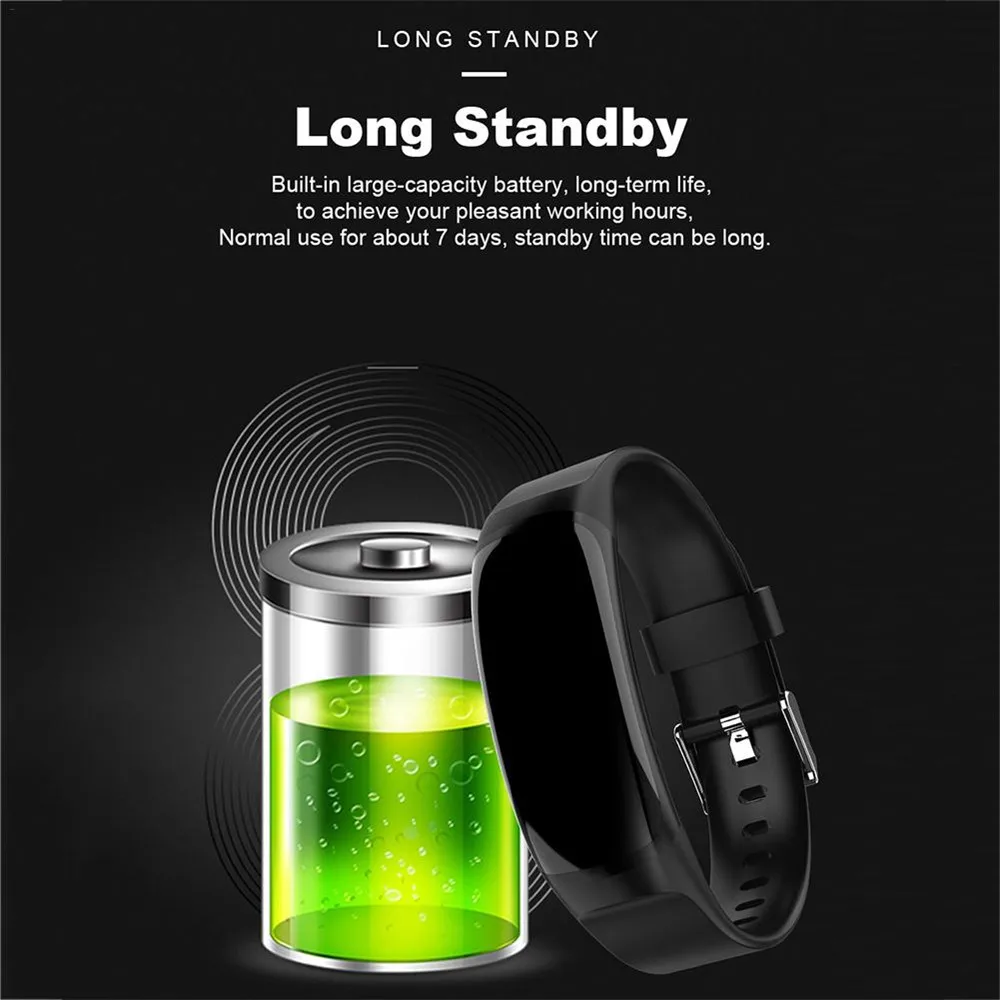

Smart Bracelet Waterproof Heart Rate Blood Pressure Sleep Monitor MK04 Band Sport Wristband Fitness Tracker Watch Pulse Meter