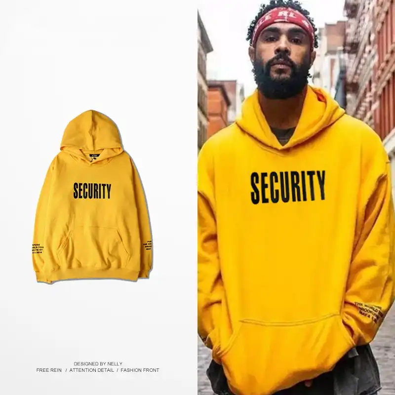yellow hoodie designer
