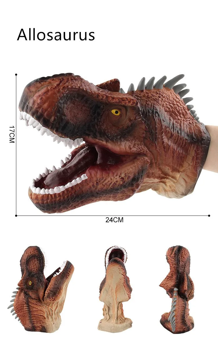 Динозавр ручной Куклы ролевые игры реалистичные тираннозавр рекс голова перчатки мягкая игрушка куклы детские игрушки животные игрушки для детей