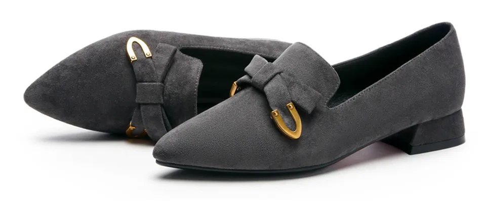 Woman Bowknot Loafers (8)