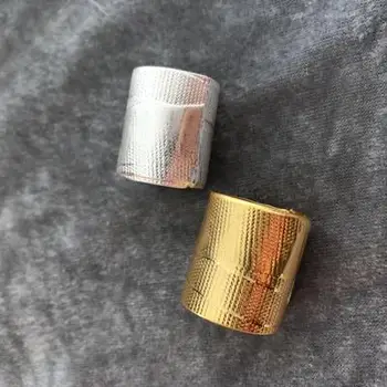 

European Cold Metal Wind Designer Simple Gold and White Gold Ring bague anillos mujer anel aneis anelli Women ring bisuteria