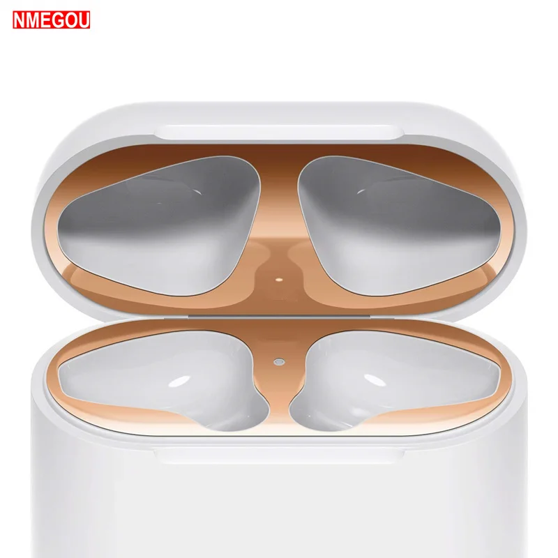 

Dust Guard for Apple Airpods Bluetooth Earphone Metal Sticker for Airpods 2 Air Pods Wireless Headphone Charging Box Dust Proof