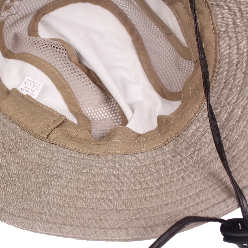 Новинка, мужская и женская альпинистская шляпа с широкими полями, анти-УФ Защита от солнца, боковая защелка, шнур для подбородка, для рыбалки, пешего туризма, кепка F