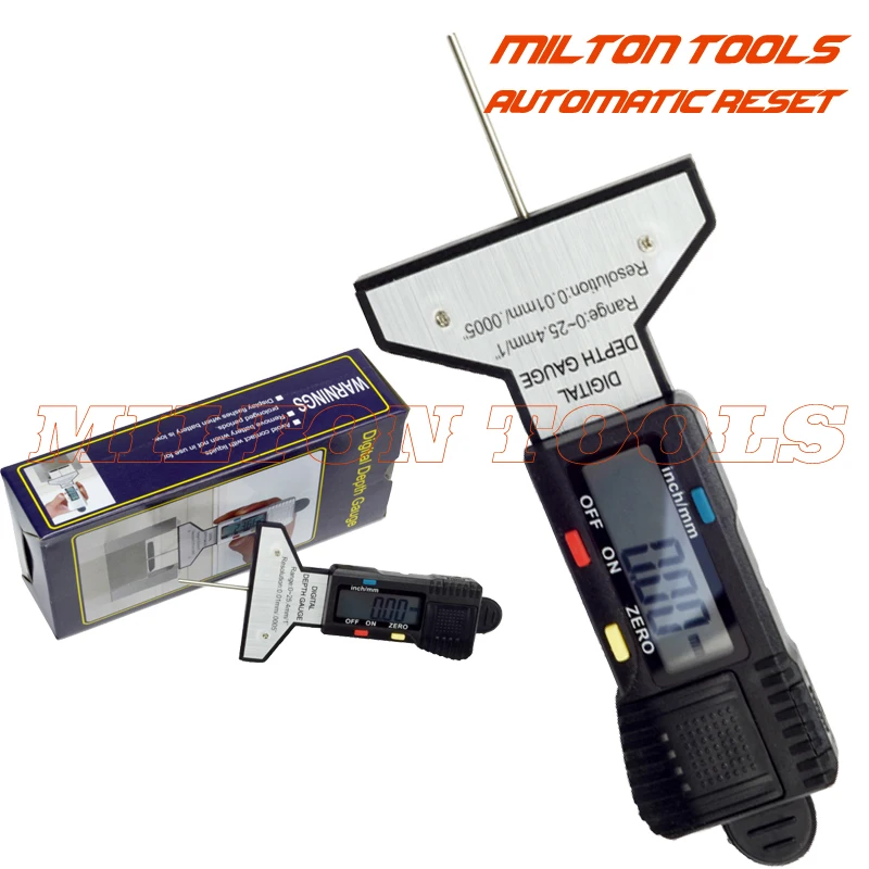 Buy 0 25MM Spring type Digital Tire Snap Depth Mini