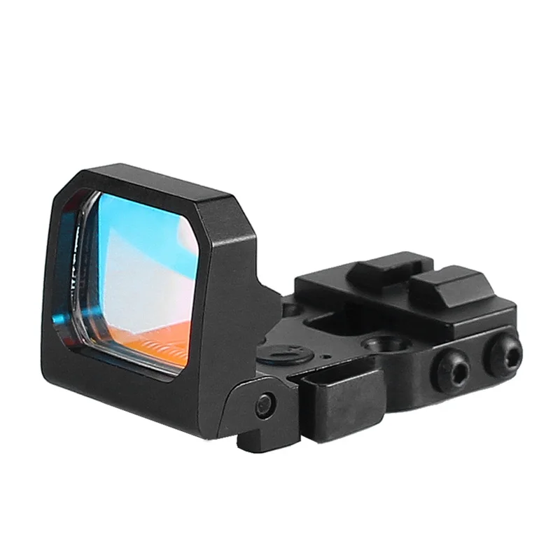 Flip Up Red Dot Sight Foldable RMR Scope w 9 Levels Brightness Holographic Reflex for Airsoft Hunting (15)