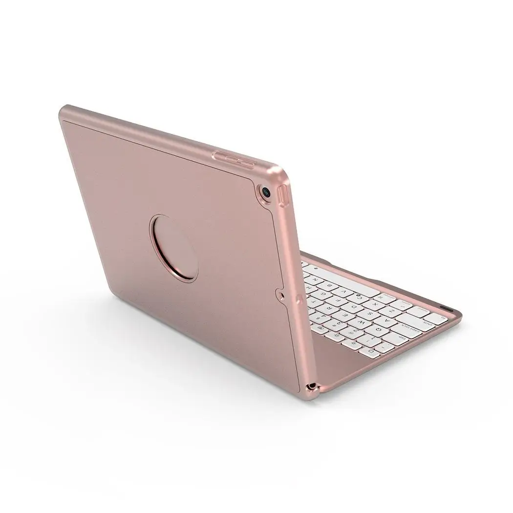 

Aluminum Alloy Colorful Backlit Bluetooth keyboard Case Cover for iPad