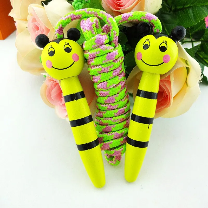 Children Cartoon Jumping Rope 2.1M Handled Jump Rope Standard Fitness Kids Outdoor Game Developmental Skip Skipping Rope Cord (16)