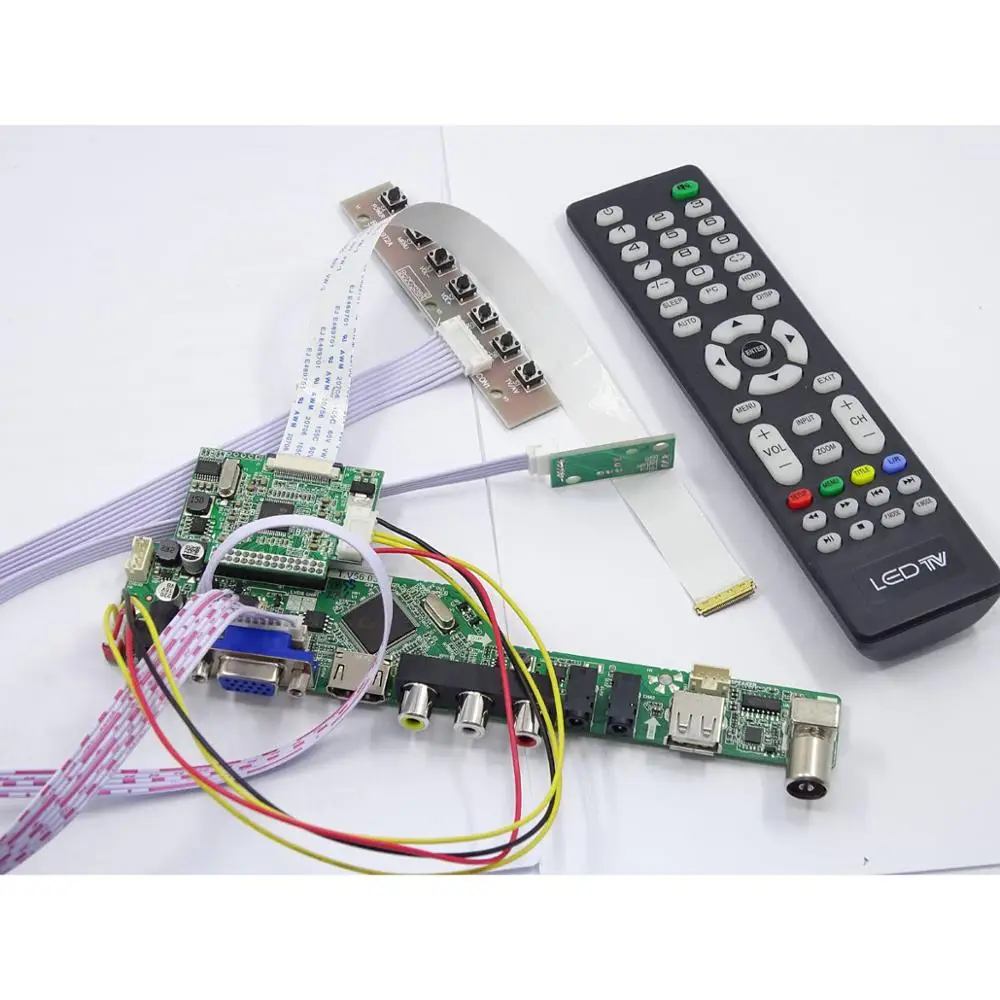 TV HDMI VGA RF LCD LED EDP Driver board for LP156WF6-SPK1 LP156WF6-SPK2 1080P