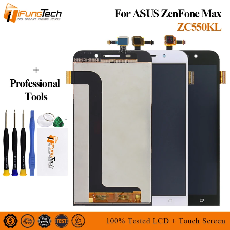 

Free Ship 5.5'' IPS LCD Screen For ASUS Zenfone Max ZC550KL Z010DA LCD Display Touch Screen Digitizer With Frame Panel Assembly