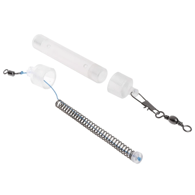 

Fishing Feeder Automatic Device Stainless Steel Trap Spring Cage Bait Container
