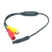 Car Video Cavo RCA-4PIN Per Il Parcheggio Auto Retrovisore Telecamera posteriore Connect Car Monitor DVD Cavo Trigger