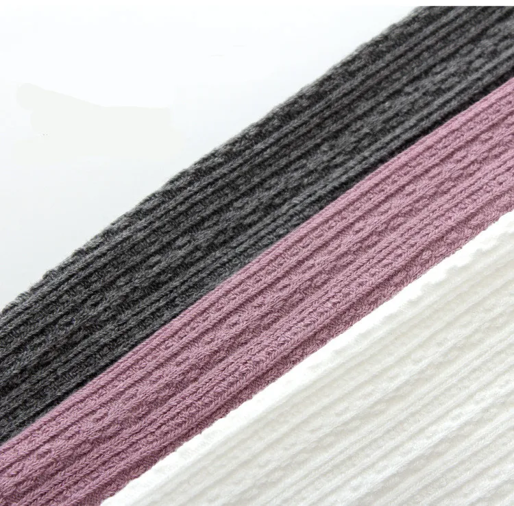 Baby Boys Girls Legging Winter Cotton Knitted Legging Pantyhose Solid Color Grey Black Panty 14