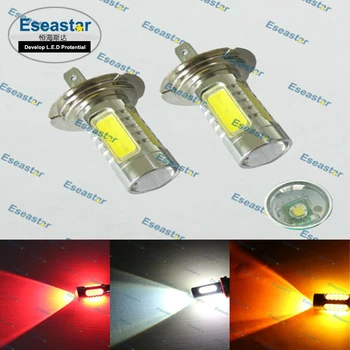 

2 pcs eseastar High power car fog lamp 2014 h7 led super bright 560LM H7 fog lamp on sale H7 H11 LED DC 9-32V Car Styling