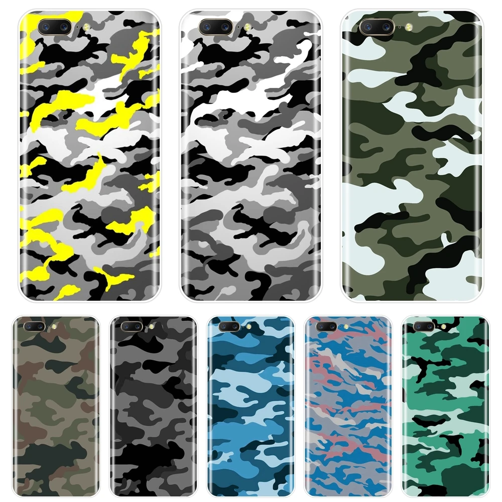 

Back Cover For One Plus 6 6T 5 5T 3 3T Soft Silicone Camouflage Military Camo Army Green Phone Case For OnePlus 3 3T 5 5T 6 6T