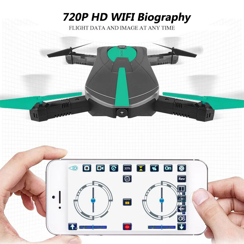 Mini Foldable Pocket Drone With HD Camera rc Airplane Model Mini Quadcopter JY018 Remote Control Selfie Drone RC Toy Kids Gifts (6)
